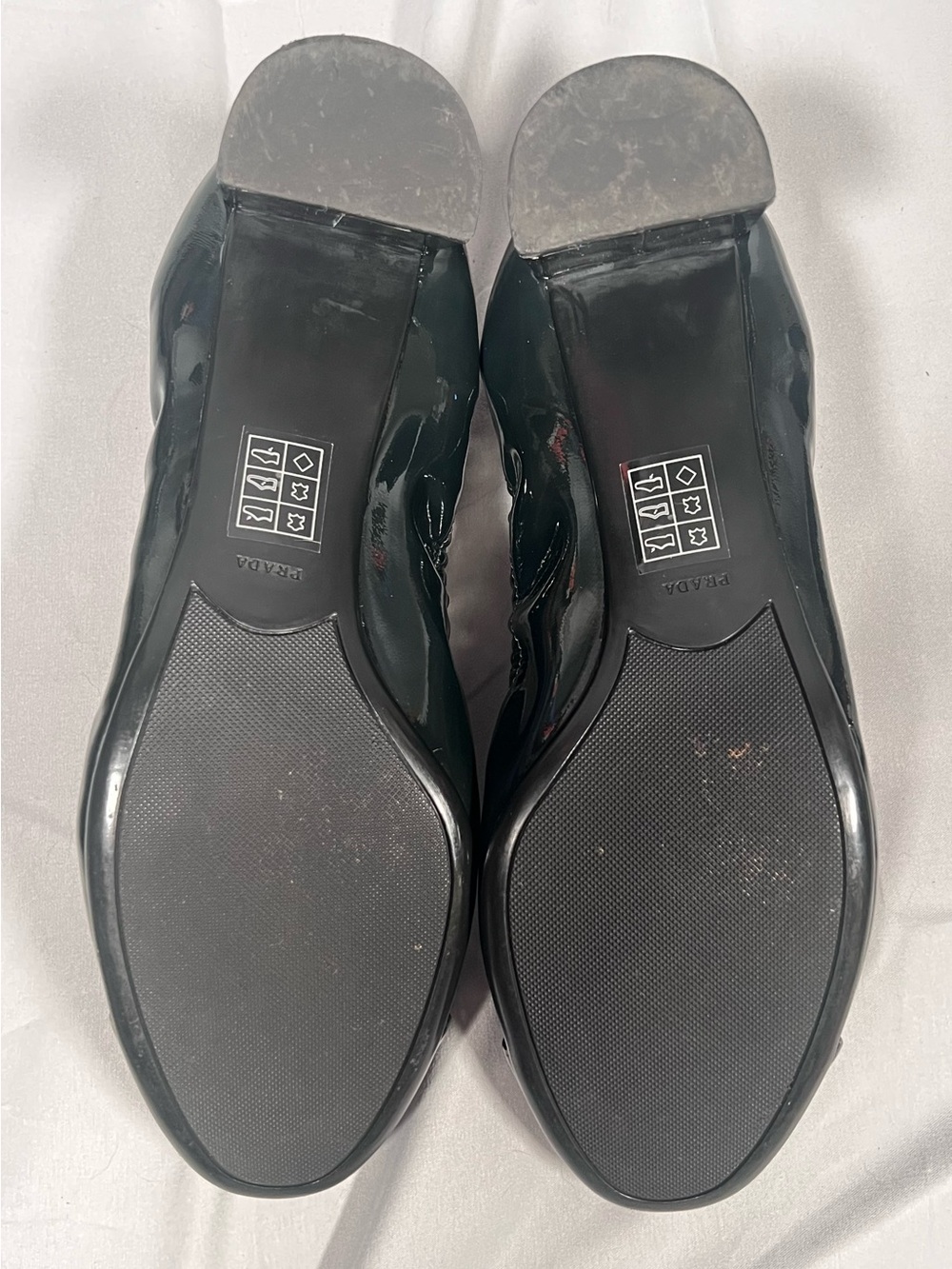 Prada Sport Vernice Baltico Patent Bow Pumps 315281 Size 39 - Picture 7 of 12